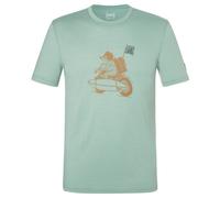 super.natural - Naked Bear Tee - Maglia merino 54 - XL verde/turchese
