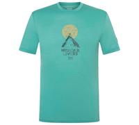 super.natural - No Map Tee - Maglia merino S turchese