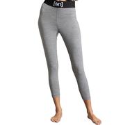 super.natural Pantaloni 3/4 in merino da donna TUNDRA 175 cashmere grey melange - S