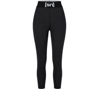 super.natural Pantaloni 3/4 in merino da donna TUNDRA 175 jet black - XS