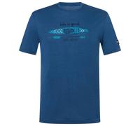super.natural - River Pleasure Tee - Maglia merino S blu