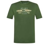 super.natural - River Pleasure Tee - Maglia merino S olivia