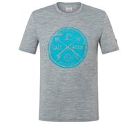 super.natural - Salt & Rock Tee - Maglia merino 52 - L grigio