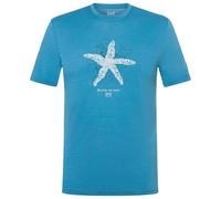 Super.natural Sea Star Regular Fit Short Sleeve T-shirt Blu L Uomo