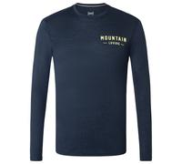 super.natural - Skiing Gear L/S - Maglia a manica lunga S blu