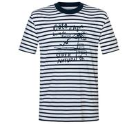 super.natural - Stripe Cote D'Azur Bio Jersey Tee - Maglia merino L grigio