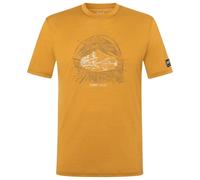 super.natural - Tent View Tee - Maglia merino M giallo