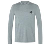 super.natural - Toni Bio Jersey L/S - Maglia a manica lunga XXL grigio