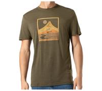 super.natural - Trace Hill Tee - Maglia merino S marrone