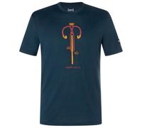 super.natural - Vintage Bike Tee - Maglia merino 48/50 - M blu