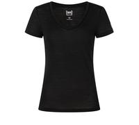 super.natural W Sierra140 V Neck Maglietta, Nero, S Donna