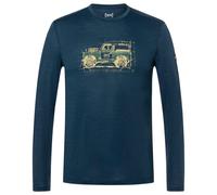 super.natural - Willi L/S - Maglia merino XXL blu