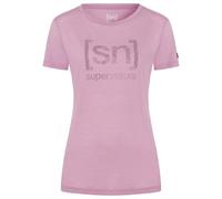 super.natural - Women's Arabesque Tee - Maglia merino M lilla/fuchsia