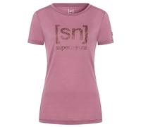 super.natural - Women's Arabesque Tee - Maglia merino XL fuchsia