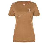 super.natural - Women's Bergglück Tee - Maglia merino XS beige/marrone