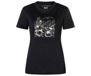 super.natural - Women's Cactus World Bio Jersey Tee - Maglia merino L nero/ various