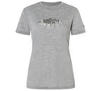 super.natural - Women's Canadian Woods Tee - Maglia merino L grigio