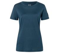 super.natural - Women's Casual Rib Bio Jersey Tee - Maglia merino L blu