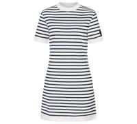 super.natural - Women's Casual Stripe Bio Dress - Abito M bianco/grigio