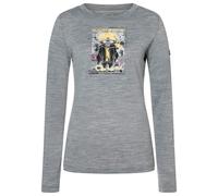 super.natural - Women's Crazy Mouse L/S - Maglia merino XS grigio/ various