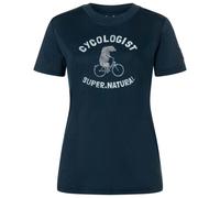 super.natural - Women's Cycologist Bio Jersey Tee - Maglia merino L blu/ mountain trail