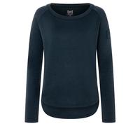 super.natural - Women's Everyday Bio Crew - Pullover in lana merino M blu