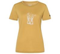 super.natural - Women's Flower Boots Tee - Maglia merino XL beige
