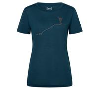 super.natural - Women's Gipfelglück Tee - Maglia merino M blu
