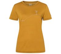 super.natural - Women's Gipfelglück Tee - Maglia merino M giallo