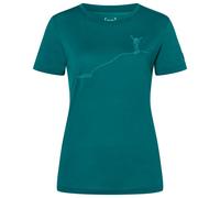 super.natural - Women's Gipfelglück Tee - Maglia merino M turchese