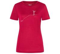super.natural - Women's Gipfelglück Tee - Maglia merino S fuchsia