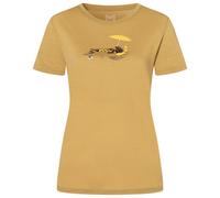 super.natural - Women's Hot Dog Tee - Maglia merino L sahara / various