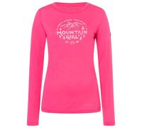 super.natural - Women's Mountain Girl L/S - Maglia merino XS rosa/bianco