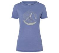 super.natural - Women's Mountain Mandala Tree Tee - Maglia merino S lilla