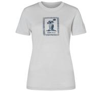 super.natural - Women's Palm Island Bio Jersey Tee - Maglia merino L bianco/blu