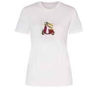 super.natural - Women's Racing Dachshund Bio Jersey Tee - Maglia merino S bianco/ various