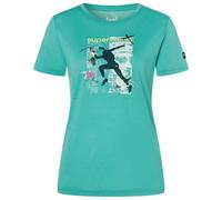 super.natural - Women's Running Art Tee - Maglia merino XS verde/ various