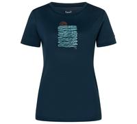 super.natural - Women's Sea Line Tee - Maglia merino XL blu/ various