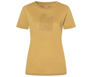 super.natural - Women's Sea Line Tee - Maglia merino XL sahara / various
