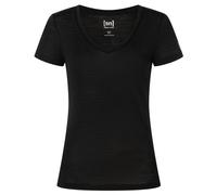 super.natural - Women's Sierra 140 V Neck - Maglia merino XL nero