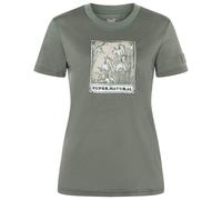 super.natural - Women's Snodrops Bio Jersey Tee - Maglia merino XL eucalyptus / various