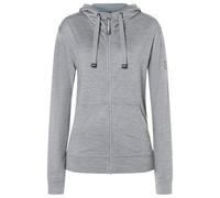 super.natural - Women's Solution Bio Hoodie - Felpa di merino con cappuccio S grigio