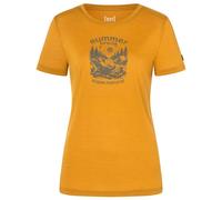 super.natural - Women's Summer Break Tee - Maglia merino M dried tobacco /grigio