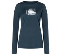 super.natural - Women's Super Mountain Bio Jersey L/S - Maglia a manica lunga M blu