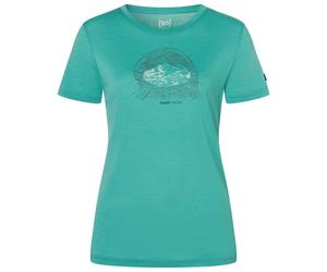 super.natural - Women's Tent View Tee - Maglia merino S verde/ various