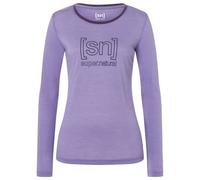 super.natural - Women's The Essential Logo L/S - Maglia a manica lunga M lilla