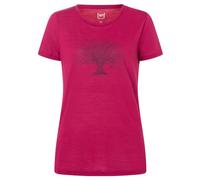 super.natural - Women's Tree of Knowledge Tee - Maglia merino M fuchsia