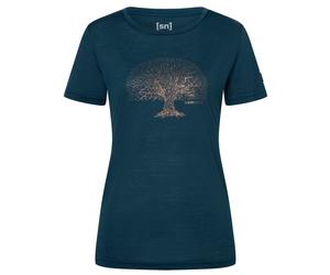 super.natural - Women's Tree of Knowledge Tee - Maglia merino S blu