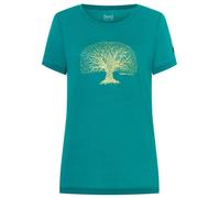 super.natural - Women's Tree of Knowledge Tee - Maglia merino XL turchese