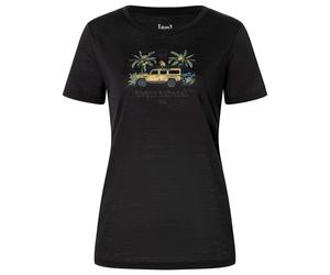 super.natural - Women's Tropicar Tee - Maglia merino L nero/ various